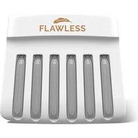 FLAWLESS FLA506767 Dermaplane Glow Replacement Heads - Pack of 6, White