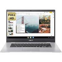 ASUS CX15 15.6 Refurbished Chromebook - IntelCeleron, 64 GB eMMC, Silver (Excellent Condition), Silver/Grey