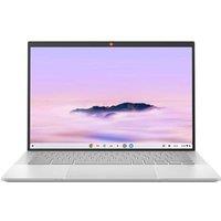 ASUS ExpertBook CX54 14 Refurbished Chromebook Plus - IntelCore Ultra 5, 256 GB SSD, Silver (Very Good Condition), Silver/Grey