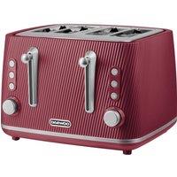 DAEWOO Cascade SDA2781GE 4-Slice Toaster - Ruby, Pink,Red