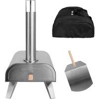George Foreman GFWPPO1SSPC Wood Pellet Pizza Oven - Stainless Steel, Stainless Steel