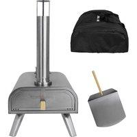 GEORGE FOREMAN GFWPPO2SSPC Wood Pellet Pizza Oven - Stainless Steel, Stainless Steel