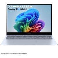 SAMSUNG Galaxy Book4 Edge 16 Refurbished Laptop, Copilot PC - Snapdragon X Elite, 1 TB SSD, Sapphire Blue (Excellent Condition), Blue