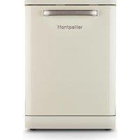 MONTPELLIER Retro MAB1353DC Full-size Dishwasher - Cream, Cream