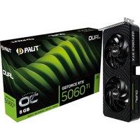 PALIT GeForce RTX 5060 Ti 8 GB Dual OC Graphics Card, Black