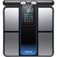 RENPHO MorphoScan Smart Body Scale - Black & Silver, Silver/Grey,Black
