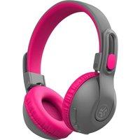 JLAB JBuddies Studio 2 Wireless Bluetooth Kids Headphones - Grey & Pink, Silver/Grey,Pink