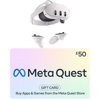 Meta Quest 3 Mixed Reality Headset (512 GB) & £50 Gift Card Bundle