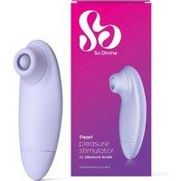 SO DIVINE Pearl Pleasure Stimulator - Light Purple