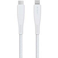 SILVERLABEL Braided USB Type-C to Lightning Cable - 3 m, White, White