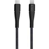 SILVERLABEL Braided USB Type-C to Lightning Cable - 2 m, Black, Black