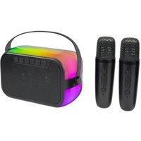 EASY KARAOKE Bluetooth Karaoke Microphone - Black