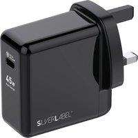 SILVERLABEL 29431SL10 45 W Universal USB Type-C Charger - Black, Black