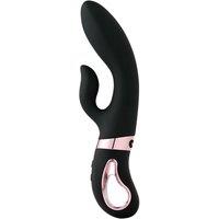 SO DIVINE Black Magic Rabbit Vibrator - Black & Rose Gold