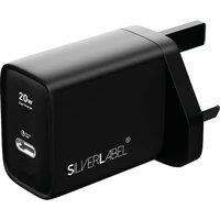 SILVERLABEL 29421SL10 20 W Universal USB Type-C Charger - Black, Black