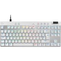 LOGITECH PRO X TKL RAPID Gaming Keyboard - White, White