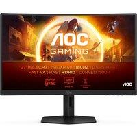 AOC CQ27G4X Quad HD 27" Curved VA WLED Gaming Monitor - Black, Black
