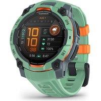 GARMIN Instinct 3 AMOLED Smart Watch - 45 mm, Neo Tropic with Neo Tropic Silicone Band, Green