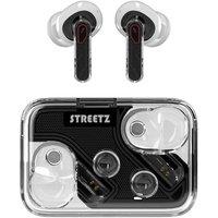 STREETZ T250 Wireless Bluetooth Earbuds - Transparent, Clear