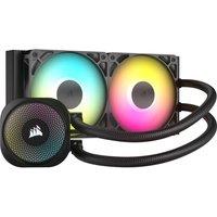CORSAIR Nautilus 240 RS ARGB Liquid 240 mm CPU Cooler - RGB LED, Black, Black
