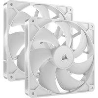 CORSAIR RS140 PWM 140 mm Case Fan - Dual Pack, White, White