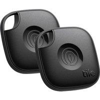TILE Mate (2024) Bluetooth Tracker - Black, Pack of 2, Black