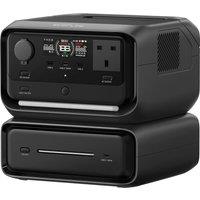 ECOFLOW RIVER 3 Max Bundle 572 Wh Portable Power Station, Silver/Grey
