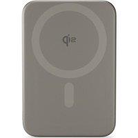 EPICO EM51 UltraPack Slim Qi2 5000 mAh Portable Magnetic Power Bank - Titanium, Silver/Grey