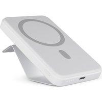EPICO Mag Stand 7000 mAh Portable Magnetic Power Bank - White, White