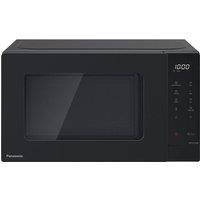 PANASONIC NN-ST22QBBPQ Compact Solo Microwave - Black, Black