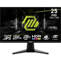 MSI MAG 255XF Full HD 24.5 Rapid IPS Gaming Monitor - Black, Black
