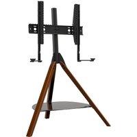 AVF Hoxton FSLK1001HOXDWB Tripod TV Stand with Bracket - Dark wood, Brown