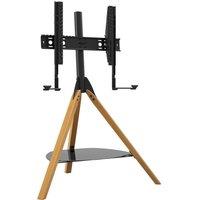 AVF Hoxton FSLK1001HOXLWB Tripod TV Stand with Bracket - Light Wood, Brown