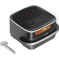TEFAL Easy Fry FW402HG0 Air Fryer & Pizza Cutter - Black, Black