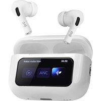 GOJI GTSTWSW25 Wireless Bluetooth Noise-Cancelling Earbuds - White, White