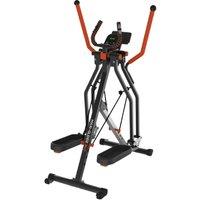 NEW IMAGE Maxi-Glider 360 Elliptical Machine - Black & Orange, Black,Orange