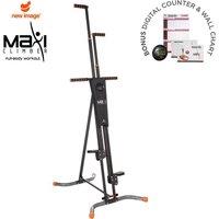 NEW IMAGE MaxiClimber Fitness System - Black, Black