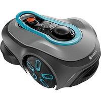 GARDENA Smart SILENO Free Cordless Robot Lawn Mower - Black & Blue