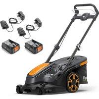 FLYMO 36V UltraMow Duo 460 Cordless Lawnmower Kit