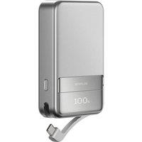 ECOFLOW RAPID 10000 mAh Portable Magnetic Power Bank - Silver, Silver/Grey