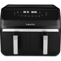 INSTANT Vortex Dual Basket Air Fryer - Black, Black