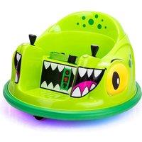 XOOTZ Dinosaur Kids' Electric Bumper Car Ride-On Toy - Green, Green
