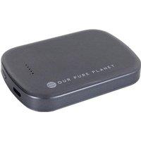 OUR PURE PLANET 5000 mAh Portable Magnetic Power Bank - Grey, Silver/Grey