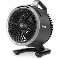 SHARK FlexBreeze HydroGo FA050UK Portable 6.8" Misting Turbo Fan - Charcoal, Silver/Grey