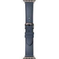EPICO Apple Watch 38 - 42 mm Leather Strap - Blue, Blue
