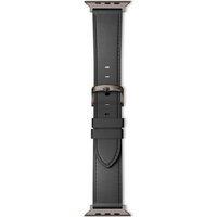 EPICO Apple Watch 42 - 49 mm Leather Strap - Black, Black
