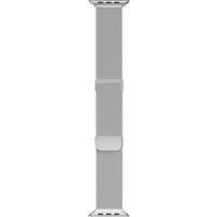EPICO Milanese Apple Watch 38 - 42 mm Mesh Strap - Silver, Silver/Grey
