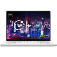 ASUS ROG Zephyrus G14 14 Refurbished Gaming Laptop - AMD Ryzen 9, RTX 4070, 1 TB SSD (Excellent Condition), White