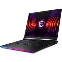MSI Raider GE68 16" Refurbished Gaming Laptop - IntelCore i7, RTX 4070, 1 TB SSD (Very Good Condition), Black