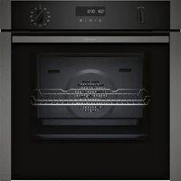 NEFF Slide&Hide N50 B6ACH7AG7B Electric Pyrolytic Smart Oven - Graphite Grey, Silver/Grey